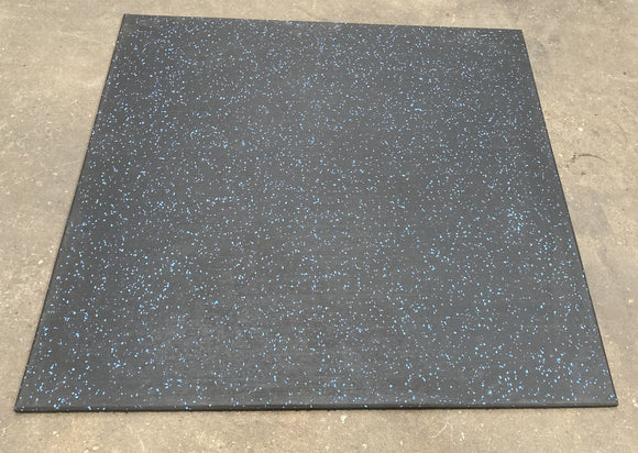 15mm Blue Fleck Rubber Flooring