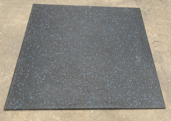 15mm Blue Fleck Rubber Flooring