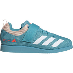 Adidas Powerlift 5 Weightlifting Shoes - Preloved Blue / Cloud White / Solar Red