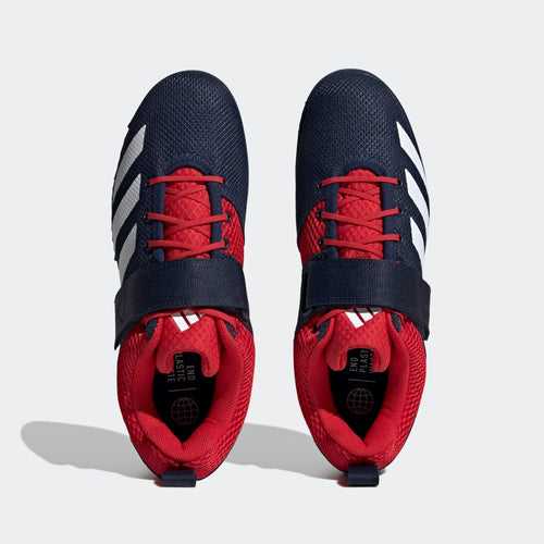 Adidas Powerlift 5 Weightlifting Shoes - Team Navy Blue 2 / Cloud White / Better Scarlet