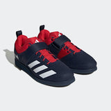 Adidas Powerlift 5 Weightlifting Shoes - Team Navy Blue 2 / Cloud White / Better Scarlet