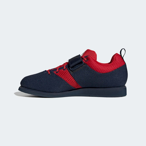 Adidas Powerlift 5 Weightlifting Shoes - Team Navy Blue 2 / Cloud White / Better Scarlet