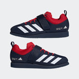 Adidas Powerlift 5 Weightlifting Shoes - Team Navy Blue 2 / Cloud White / Better Scarlet