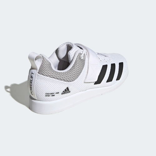 Adidas Powerlift 5 Weightlifting Shoes - Cloud White / Core Black / Grey Two