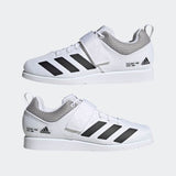 Adidas Powerlift 5 Weightlifting Shoes - Cloud White / Core Black / Grey Two