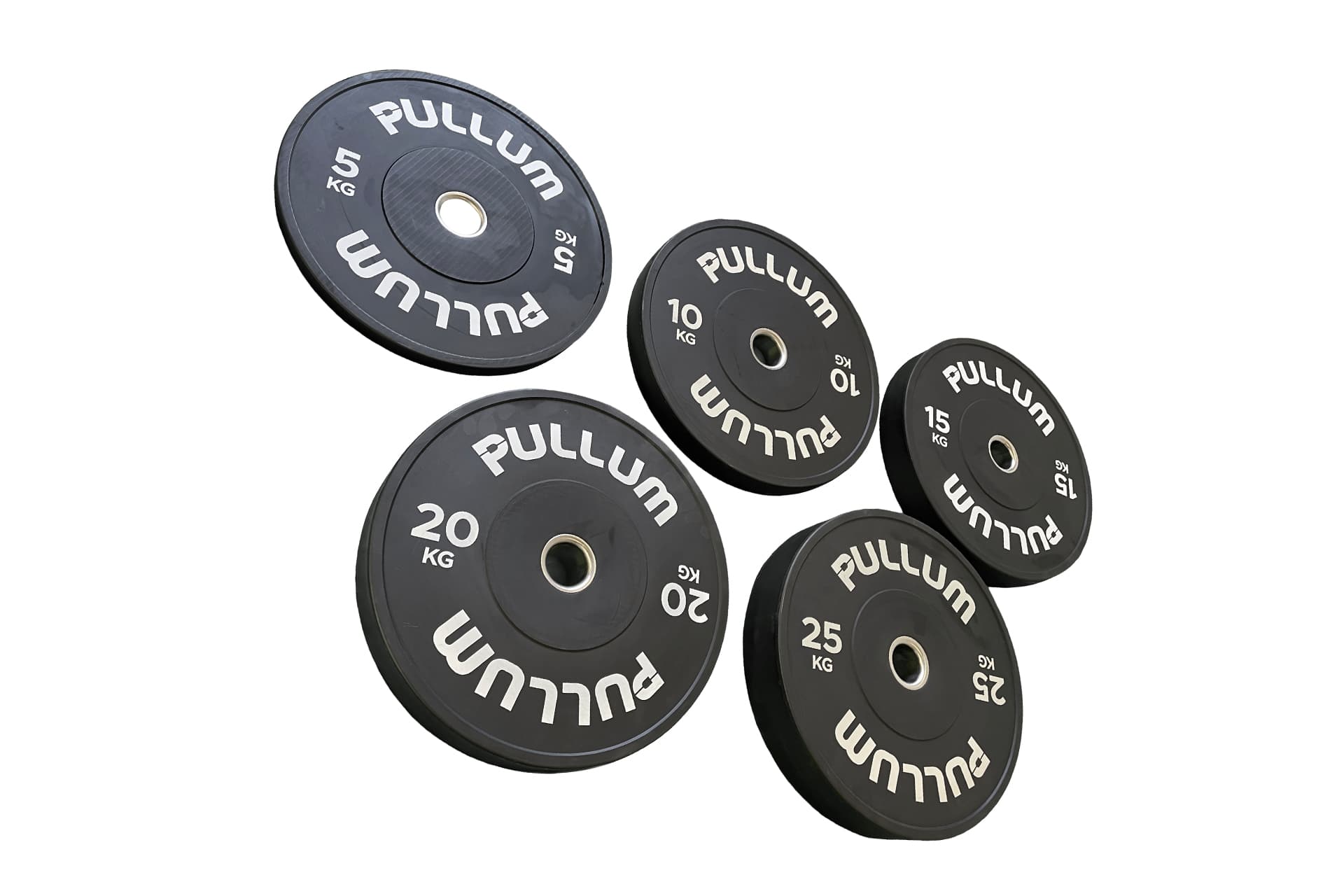 Pullum Branded Black Bumper Training Disc Set – Pullum Sports
