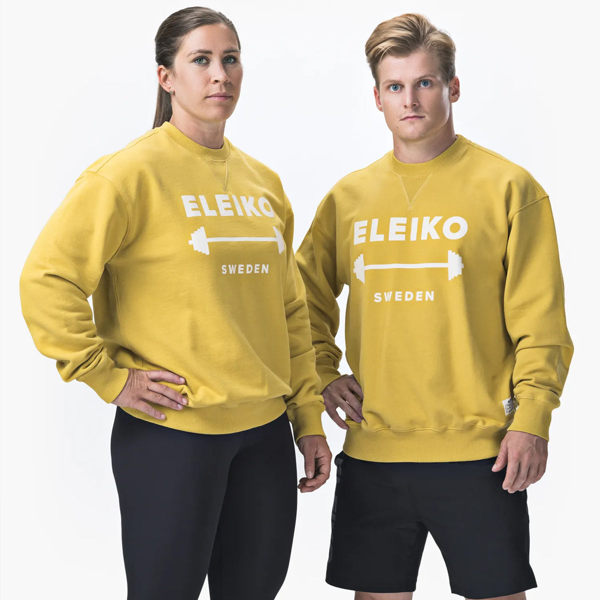Eleiko Sweatshirt 1957 Collection - Yellow - Unisex – Pullum Sports