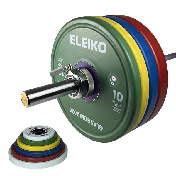 Eleiko Weightlifting Competition Set with Commonwealth Games branding