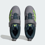 Adidas Powerlift 5 Weightlifting Shoes - Grey Three / Lucid Lemon / Arctic Night