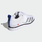 Adidas Powerlift 5 Weightlifting Shoes - Cloud White / Silver Metallic / Core Black