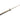 Premium steel powerlifting bar on a white background. 