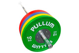 Pullum Branded Coloured Competition Weightlifting Disc Set