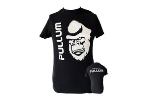 Pullum T-Shirt With Gorilla Silhouette - Black