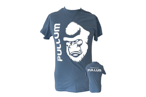 Pullum T-Shirt With Gorilla Silhouette - Indigo Blue