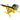 Yellow Pullum Glute Drive mechanical device with a black platform on a white background
