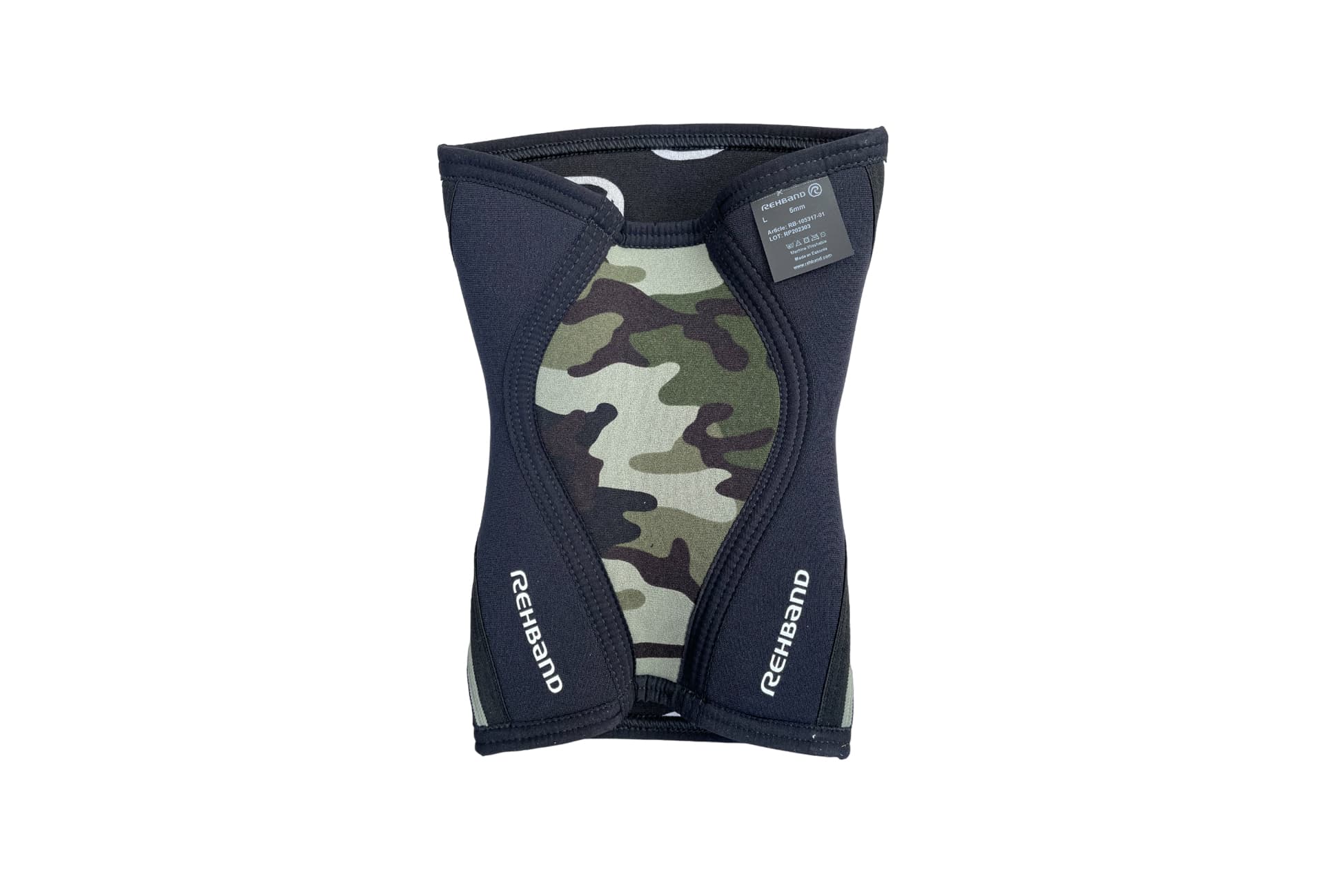 Ginocchiera Rehband Rx Support – Neoprene 3/5 Mm, Compressione Sportiva, Taglie XS-M-XL, Nero