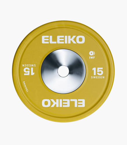 Eleiko IWF Training Plate 15kg - new design