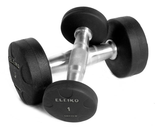 Eleiko Vulcano Solid Rubber Dumbbell Set