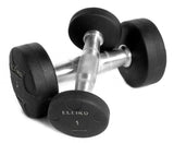 Eleiko Vulcano Solid Rubber Dumbbell - 14kg Pair