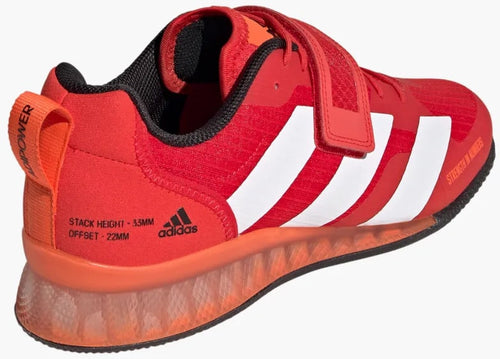 Adidas AdiPower III - Red / White / Orange