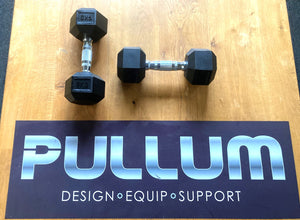 Hex Rubber Dumbbell Set