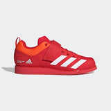 Adidas Powerlift 5 Weightlifting Shoes - Vivid Red / Cloud White / Impact Orange