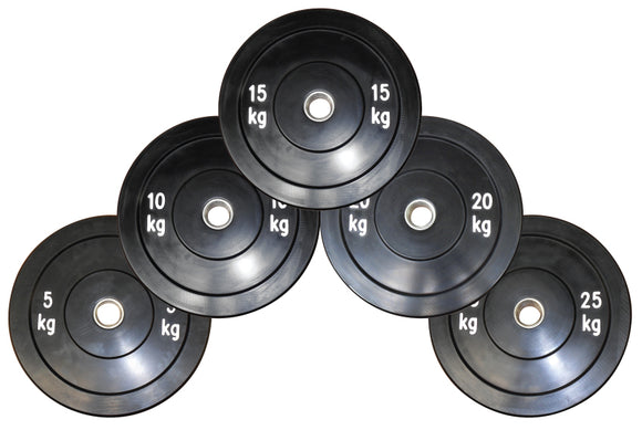 Black Bumper Training Disc - Great Training disc for all lifts