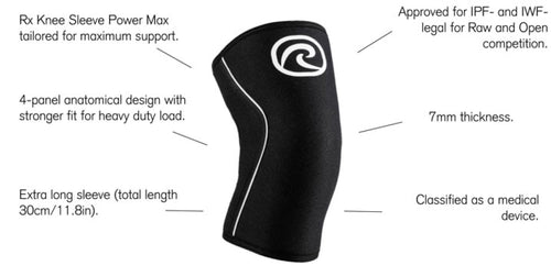 Rehband RX Knee Sleeve Power Max 7 mm