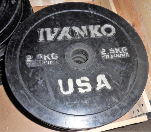 Ivanko OBP Slim Line Olympic Technique Discs USED