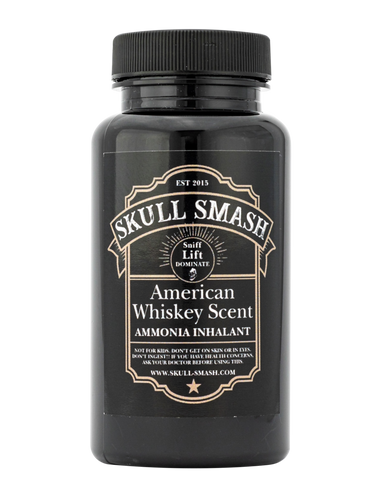 American Whiskey Skull Smash Ammonia Inhalent