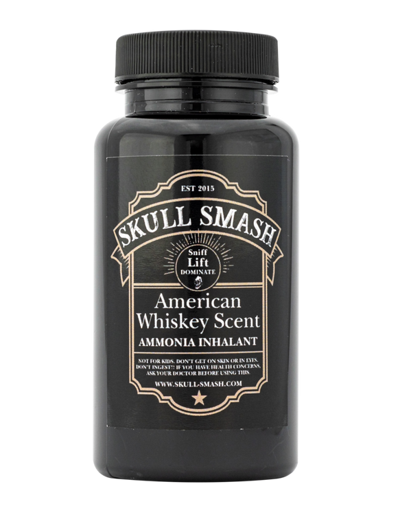 American Whiskey Skull Smash Ammonia Inhalent