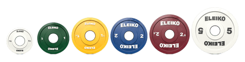 ELEIKO IWF WEIGHTLIFTING RUBBER COATED COMPETITION DISCS